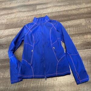 Zella Blue Full Zip Up Athletic Jacket